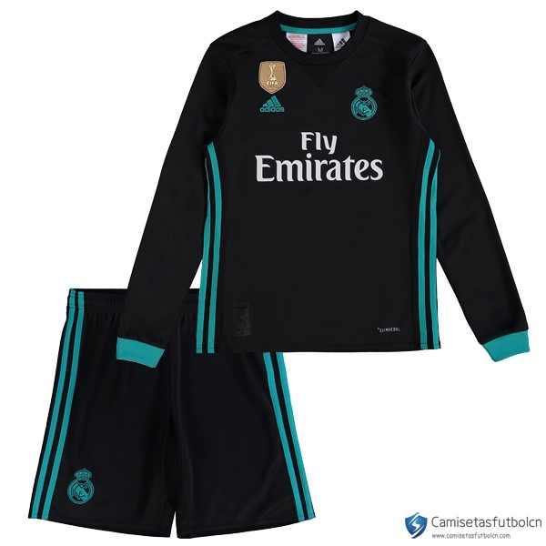 Camiseta Real Madrid Segunda equipo ML Niño 2017-18
